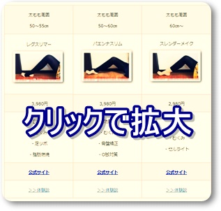 着圧レギンス一覧表 ブログ